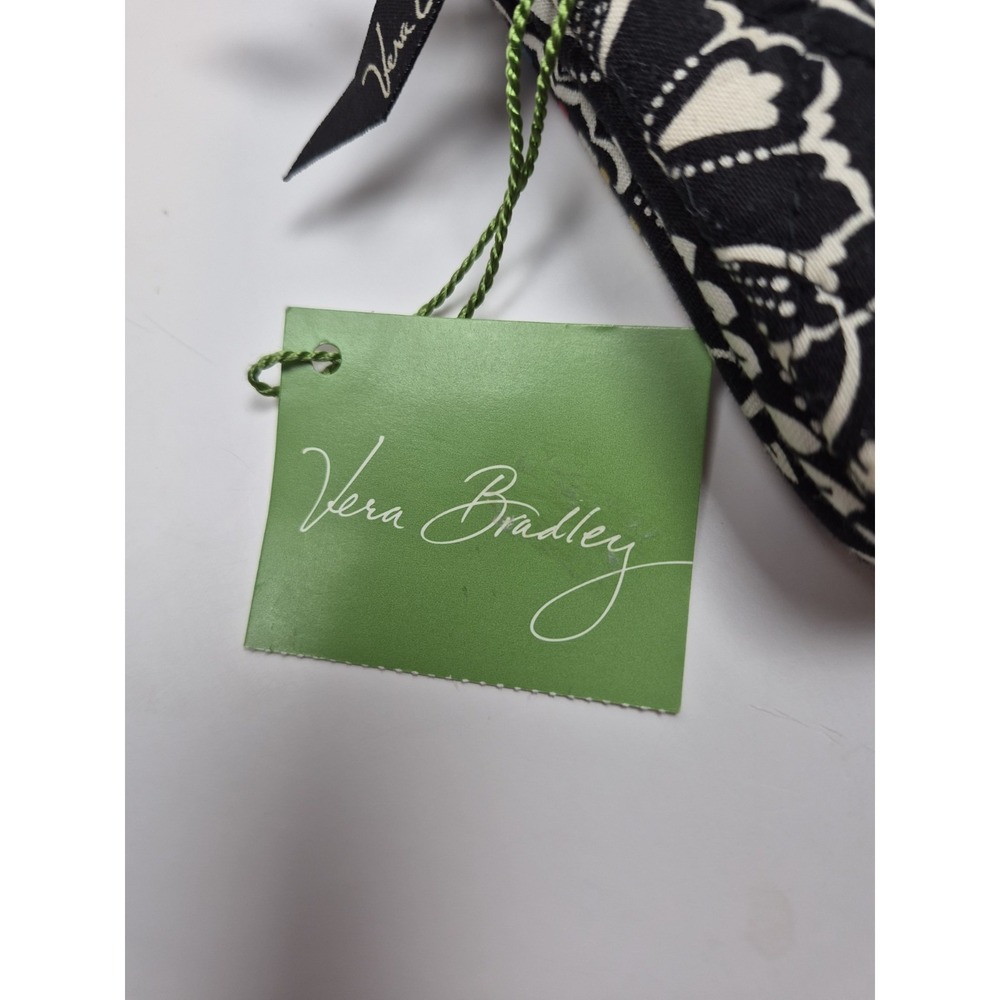 Vera Bradley Opera Wallet Retired Barcelona Floral Quilted Metal Frame Black NWT - Picture 9 of 14